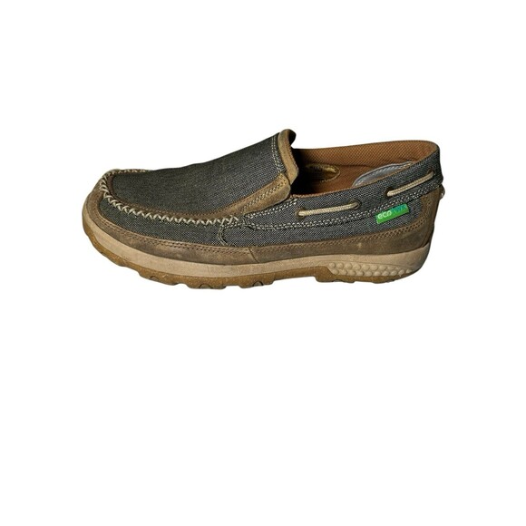 Twisted X Men\'s CellStretch Slip-On Driving Shoes - Moc Toe MXC0007 Eco TWX 9M main image 8